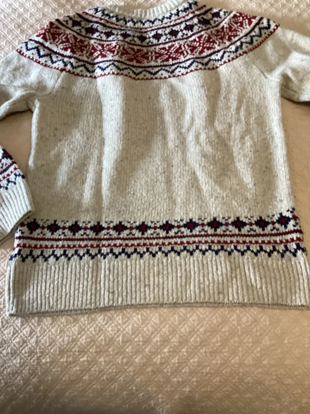 Jcrew Crewcuts relaxed fit size 14/6 boys fairisle blended fabric sweater